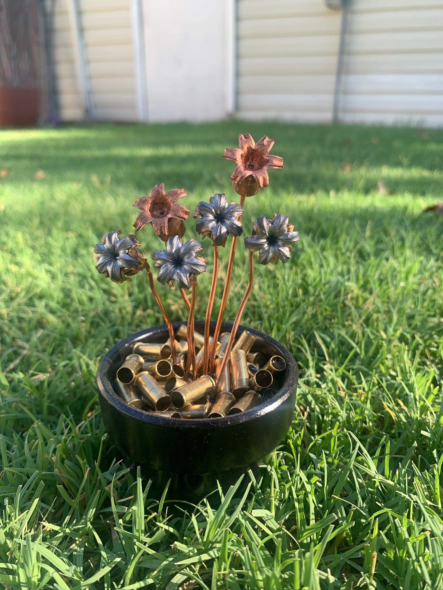 Black Terra Cotta Pot